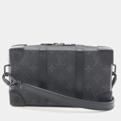 Pre Owned Louis Vuitton Soft Trunk Monogram Eclipse Crossbody Bag