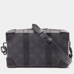 Pre Owned Louis Vuitton Soft Trunk Monogram Eclipse Crossbody Bag