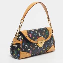 Pre Owned Louis Vuitton Black Monogram Multicolore Canvas and Leather Beverly MM Bag