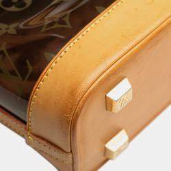 Pre Owned Louis Vuitton Brown Monogram Cabas Sac Ambre PM