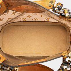 Pre Owned Louis Vuitton Brown Monogram Cabas Sac Ambre PM