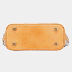 Pre Owned Louis Vuitton Brown Monogram Cabas Sac Ambre PM