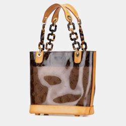 Pre Owned Louis Vuitton Brown Monogram Cabas Sac Ambre PM
