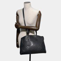 Pre Owned Louis Vuitton Grand Palais MM Noir Monogram Empreinte Leather Bag