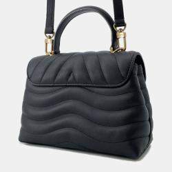 Pre Owned Louis Vuitton Hold Me Noir Leather Bag