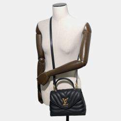 Pre Owned Louis Vuitton Hold Me Noir Leather Bag