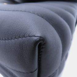 Pre Owned Louis Vuitton Hold Me Noir Leather Bag