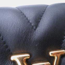 Pre Owned Louis Vuitton Hold Me Noir Leather Bag