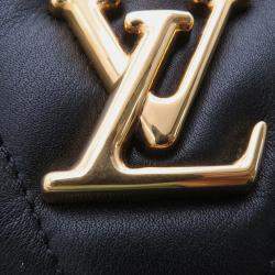 Pre Owned Louis Vuitton Hold Me Noir Leather Bag