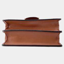 Pre Owned Louis Vuitton Dauphine Brown Monogram Reverse Canvas Bag