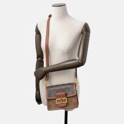 Pre Owned Louis Vuitton Dauphine Noir Monogram Monogram Reverse Canvas Size Mini