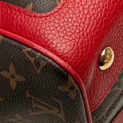 Pre Owned Louis Vuitton Brown Red Monogram Estrela MM