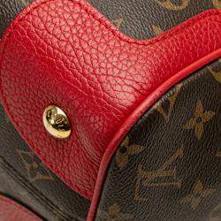 Pre Owned Louis Vuitton Brown Red Monogram Estrela MM