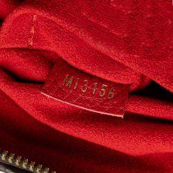 Pre Owned Louis Vuitton Brown Red Monogram Estrela MM