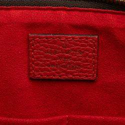 Pre Owned Louis Vuitton Brown Red Monogram Estrela MM