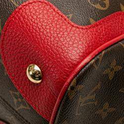 Pre Owned Louis Vuitton Brown Red Monogram Estrela MM