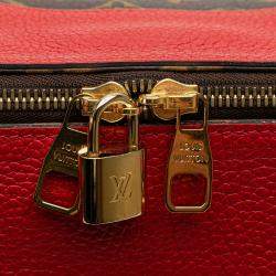 Pre Owned Louis Vuitton Brown Red Monogram Estrela MM