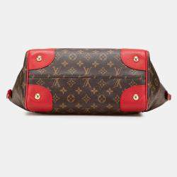 Pre Owned Louis Vuitton Brown Red Monogram Estrela MM