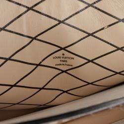 Pre Owned Louis Vuitton Black/White Epi Trunk Clutch