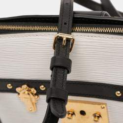 Pre Owned Louis Vuitton Black/White Epi Trunk Clutch