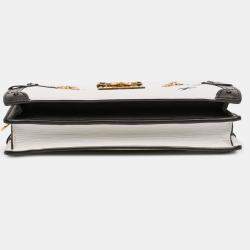 Pre Owned Louis Vuitton Black/White Epi Trunk Clutch