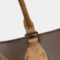 Pre Owned Louis Vuitton Brown Monogram Reverse Giant OnTheGo GM