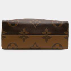 Pre Owned Louis Vuitton Brown Monogram Reverse Giant OnTheGo GM