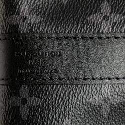 Pre Owned Louis Vuitton Grey Monogram Eclipse Reverse Keepall Bandouliere 50