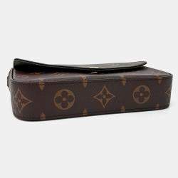 Pre Owned Louis Vuitton Brown PVC Felicie Strap & Go