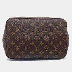 Pre Owned Louis Vuitton Brown Coated Canvas Monogram Neonoe MM