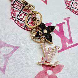 Pre Owned Louis Vuitton OnTheGo Pink White Coated Canvas PM