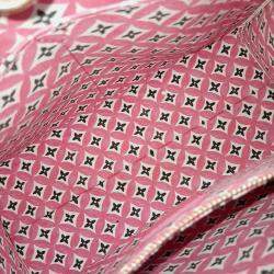 Pre Owned Louis Vuitton OnTheGo Pink White Coated Canvas PM