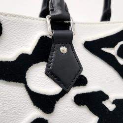 Pre Owned Louis Vuitton Black/White Canvas X Urs Fischer Tote Bag