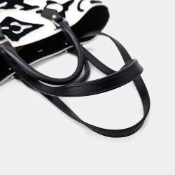 Pre Owned Louis Vuitton Black/White Canvas X Urs Fischer Tote Bag