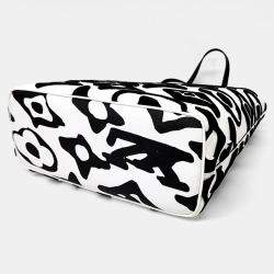 Pre Owned Louis Vuitton Black/White Canvas X Urs Fischer Tote Bag