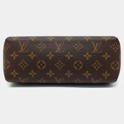 Pre Owned Louis Vuitton Black/Brown Canvas Monogram Pallas Beauty Case