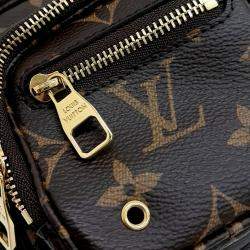 Pre Owned Louis Vuitton Brown PVC Utility Crossbody Bag