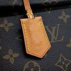 Pre Owned Louis Vuitton Brown PVC Cluny MM