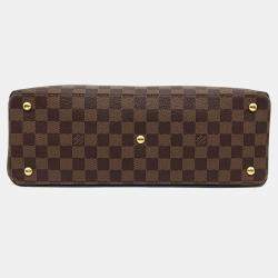 Pre Owned Louis Vuitton Brown PVC Damier Riverside Bag