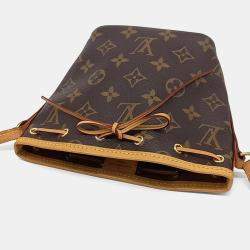 Pre Owned Louis Vuitton Brown Canvas Nano Noe