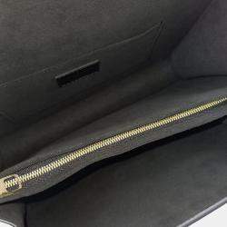 Pre Owned Louis Vuitton Black Leather Epi Dauphine MM