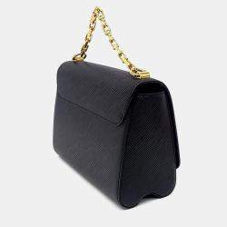 Pre Owned Louis Vuitton Black Leather Epi Twist MM