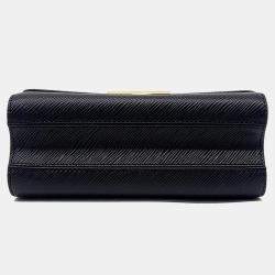 Pre Owned Louis Vuitton Black Leather Epi Twist MM