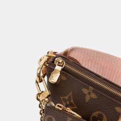 Pre Owned Louis Vuitton Brown Monogram Multi Pochette Accessoires
