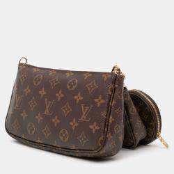 Pre Owned Louis Vuitton Brown Monogram Multi Pochette Accessoires