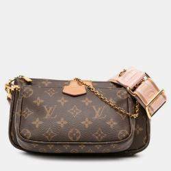 Pre Owned Louis Vuitton Brown Monogram Multi Pochette Accessoires