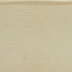 Pre Owned Louis Vuitton Ivorie Epi Leather Zippy Wallet