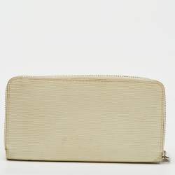 Pre Owned Louis Vuitton Ivorie Epi Leather Zippy Wallet