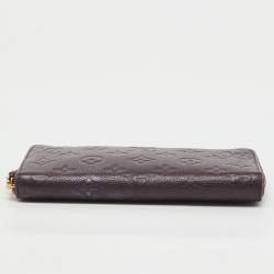 Pre Owned Louis Vuitton Aube Monogram Empreinte Leather Zippy Wallet