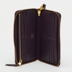Pre Owned Louis Vuitton Aube Monogram Empreinte Leather Zippy Wallet
